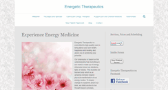 Desktop Screenshot of energetictherapeutics.com