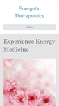 Mobile Screenshot of energetictherapeutics.com